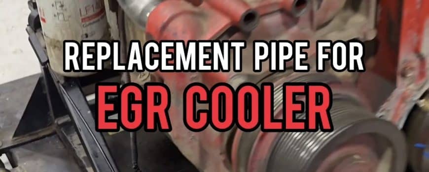 EGR Cooler Replacement Pipe video